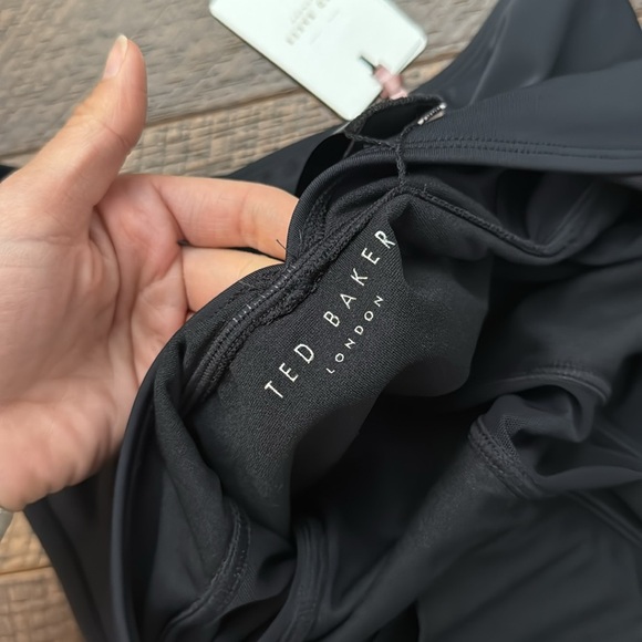 NWT TED BAKER Mech Mesh Panel Swimsuit in Black - Picture 9 of 13